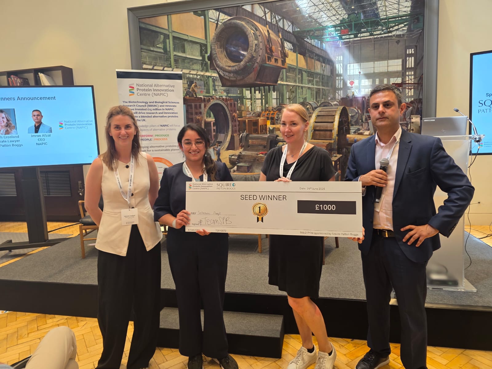Dr. Yashaswini Premjit Wins 1st Prize of £1,000 at NAPIC Final Pitch Event